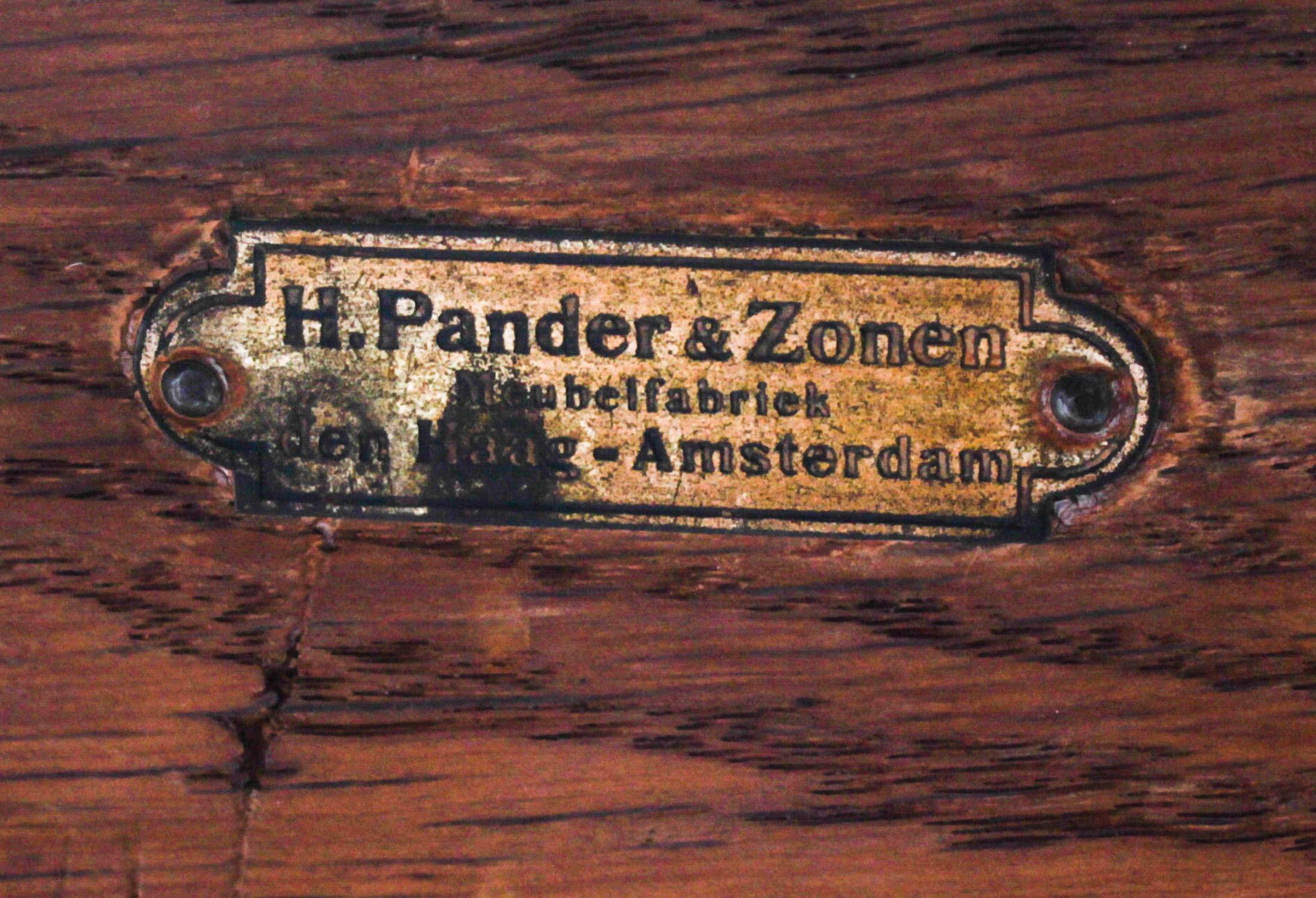 Antique Dutch Empire Ormolu Mounted Console Table Pander & Zonen 19th Century 13