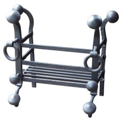 Antique Dutch Fireplace Grate, 17th-18th Century Antique Dutch Fireplace Grate, 17th-18th Century