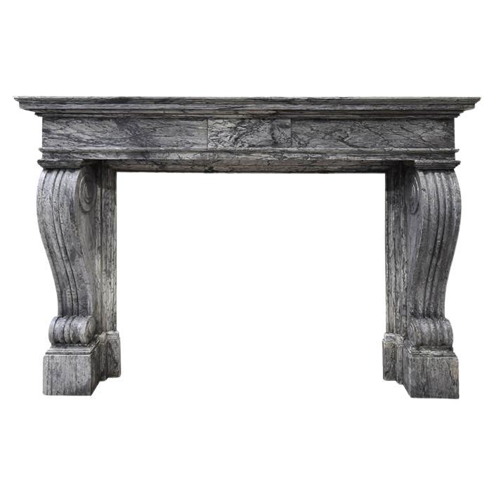 Antique Dutch fireplace mantel 19th Century