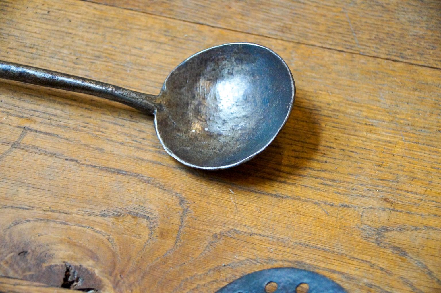 Antique Dutch Fireplace Tool Set, Fire Tools, 17th Century 6