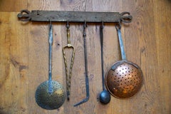 Antique Dutch Fireplace Tool Set, Fire Tools, 18th-19th Century