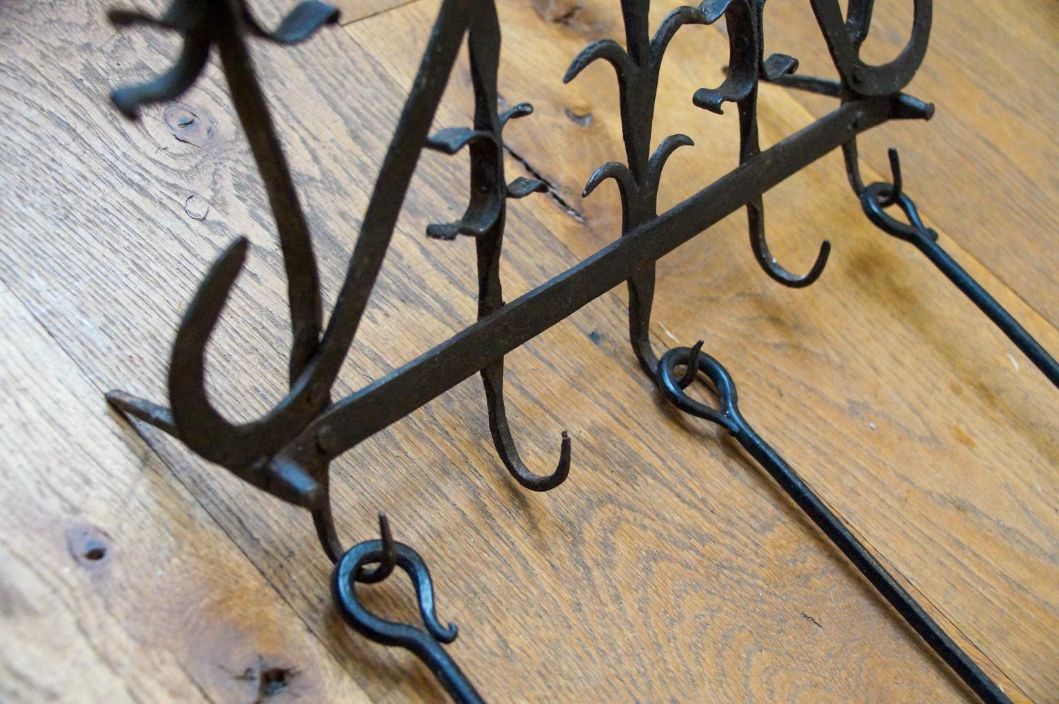Antique Dutch Fireplace Tool Set, Fire Tools, 18th-19th Century 1