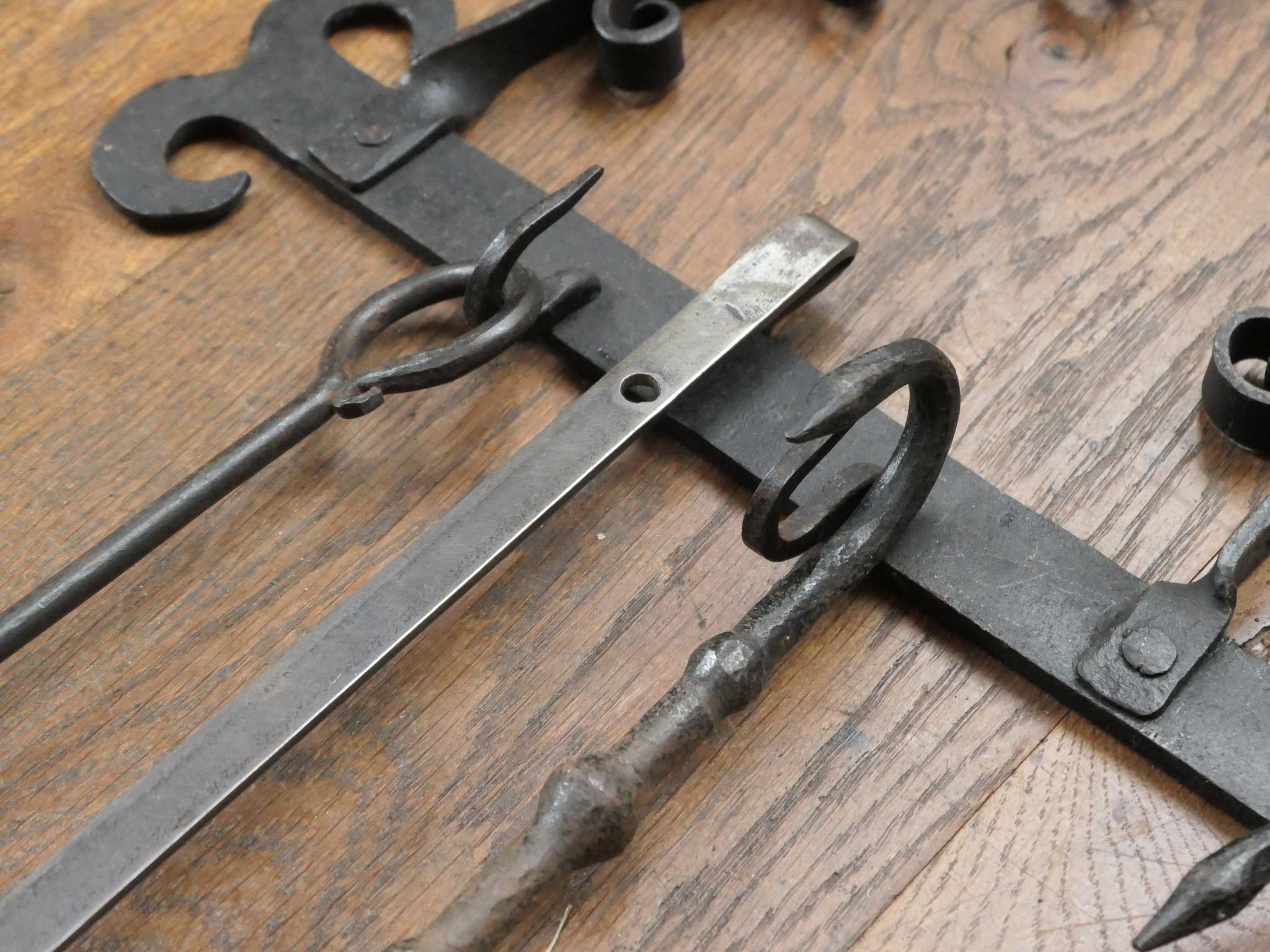 Antikes niederländisches Kaminbesteck, Küchenbesteck, 18. bis 19. Jahrhundert im Angebot 2
