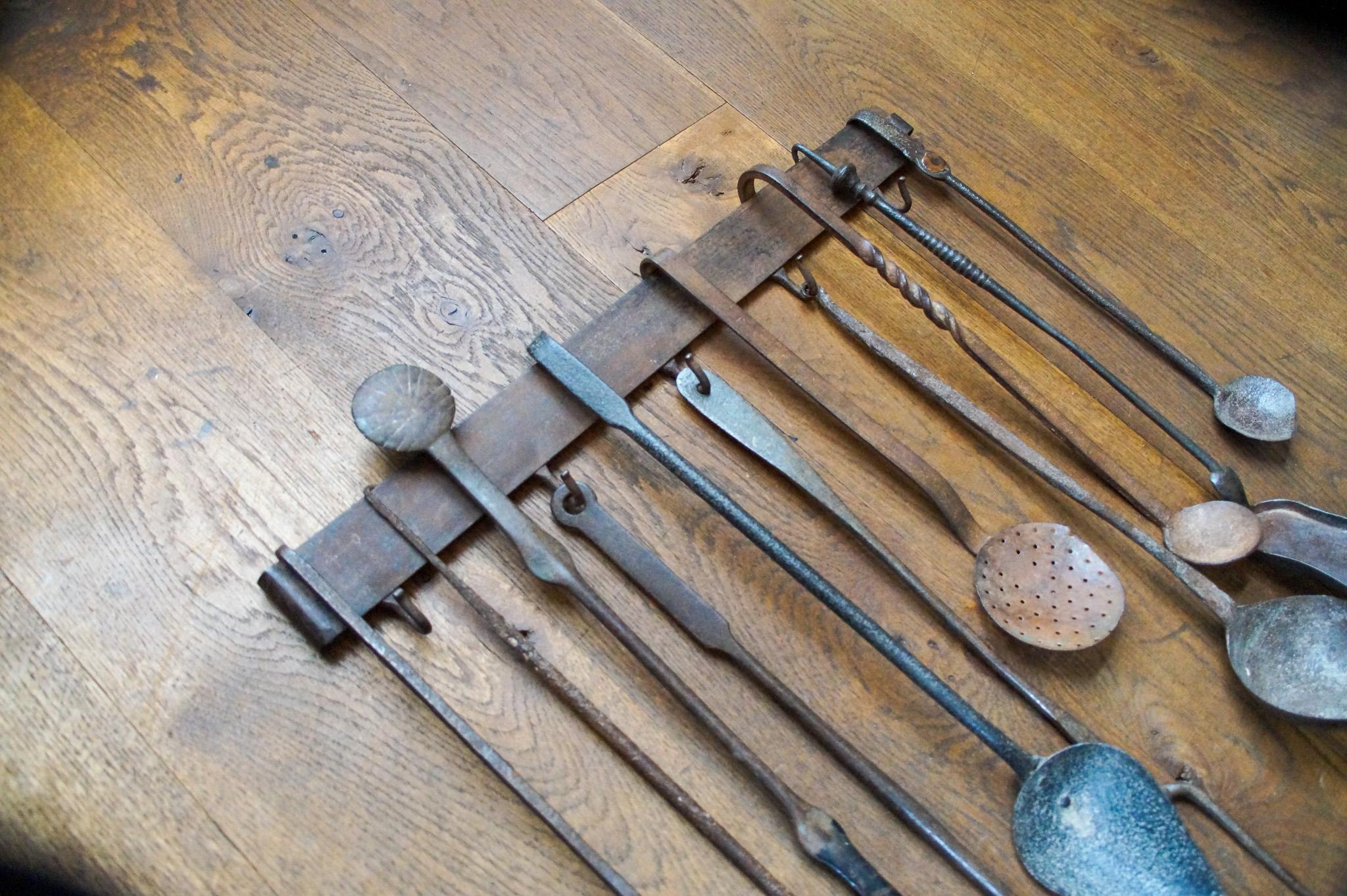Antique Dutch Fireplace Tools or Fire Tools, 18th/19th Century For Sale 4