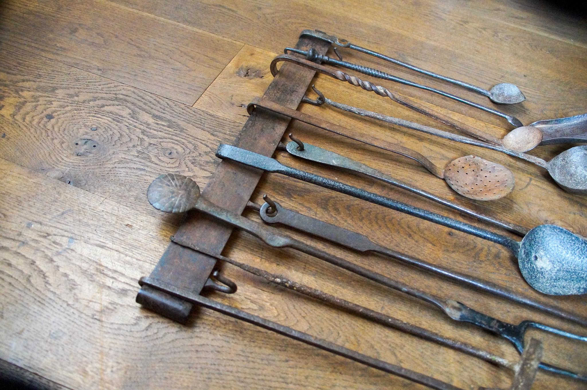 Antique Dutch Fireplace Tools or Fire Tools, 18th/19th Century For Sale 2