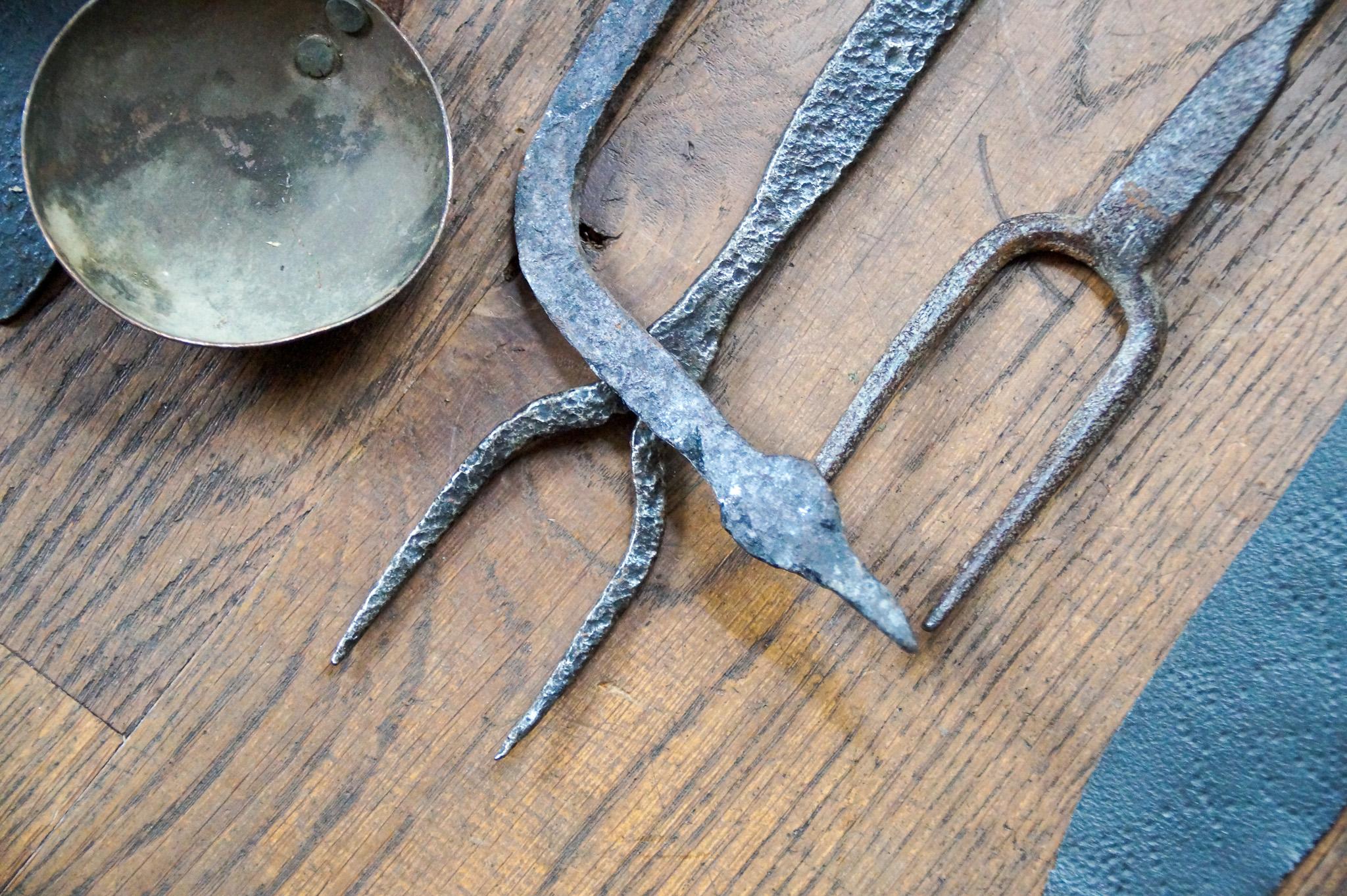 Antique Dutch Fireplace Tools or Fire Tools, 18th/19th Century For Sale 10
