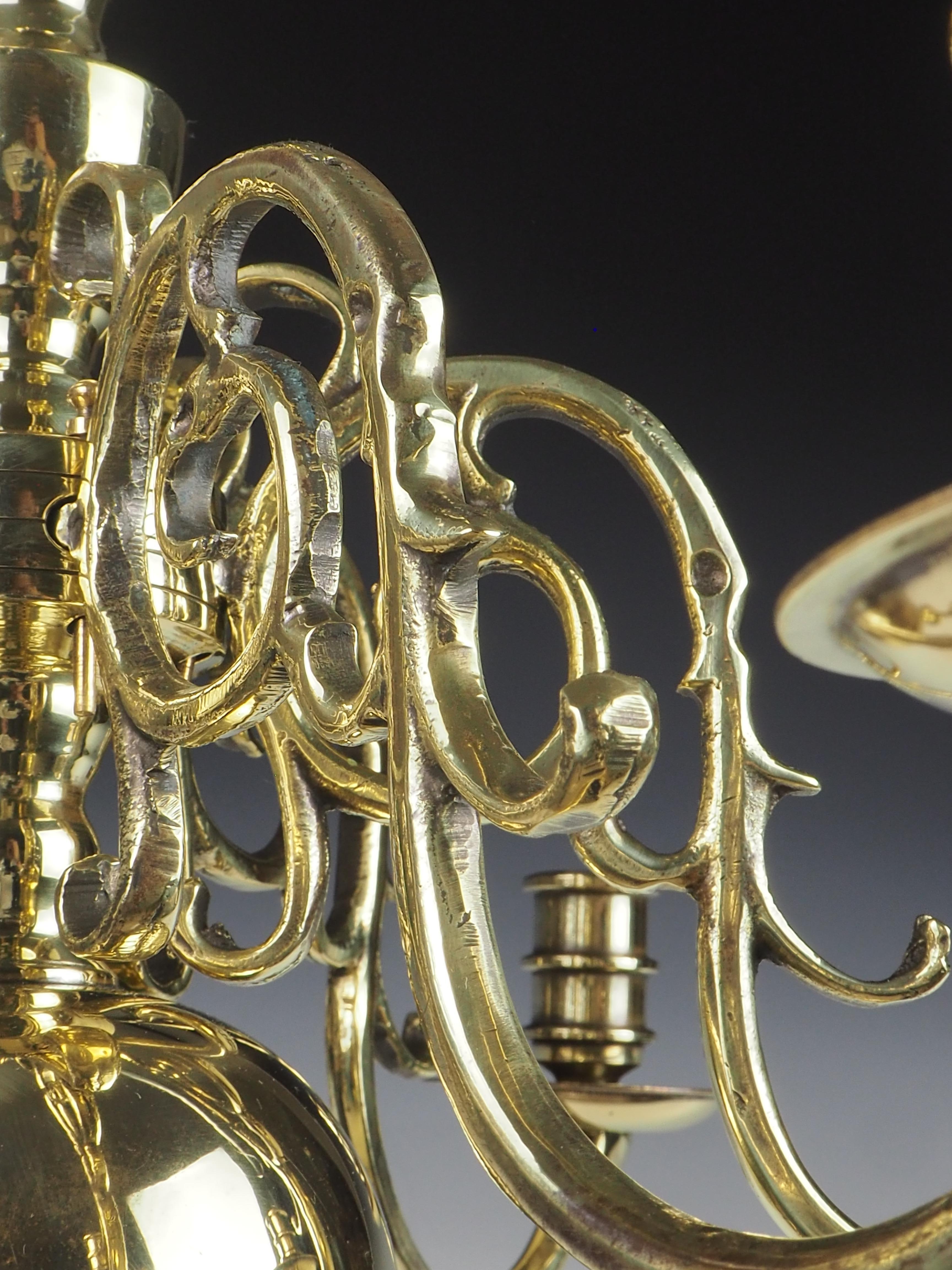 Antique Dutch Flemish Renaissance Chandelier 5