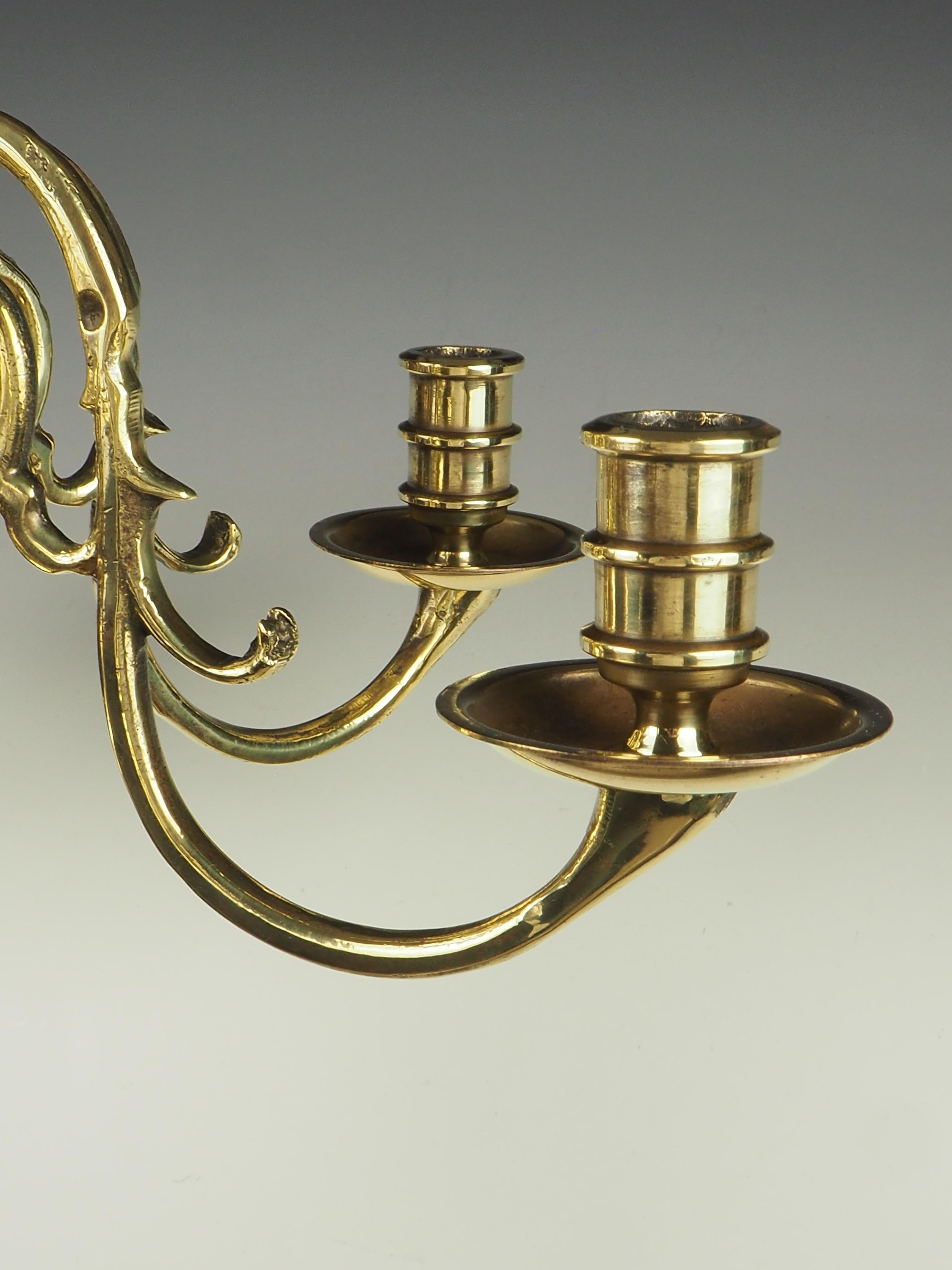 Antique Dutch Flemish Renaissance Chandelier 7