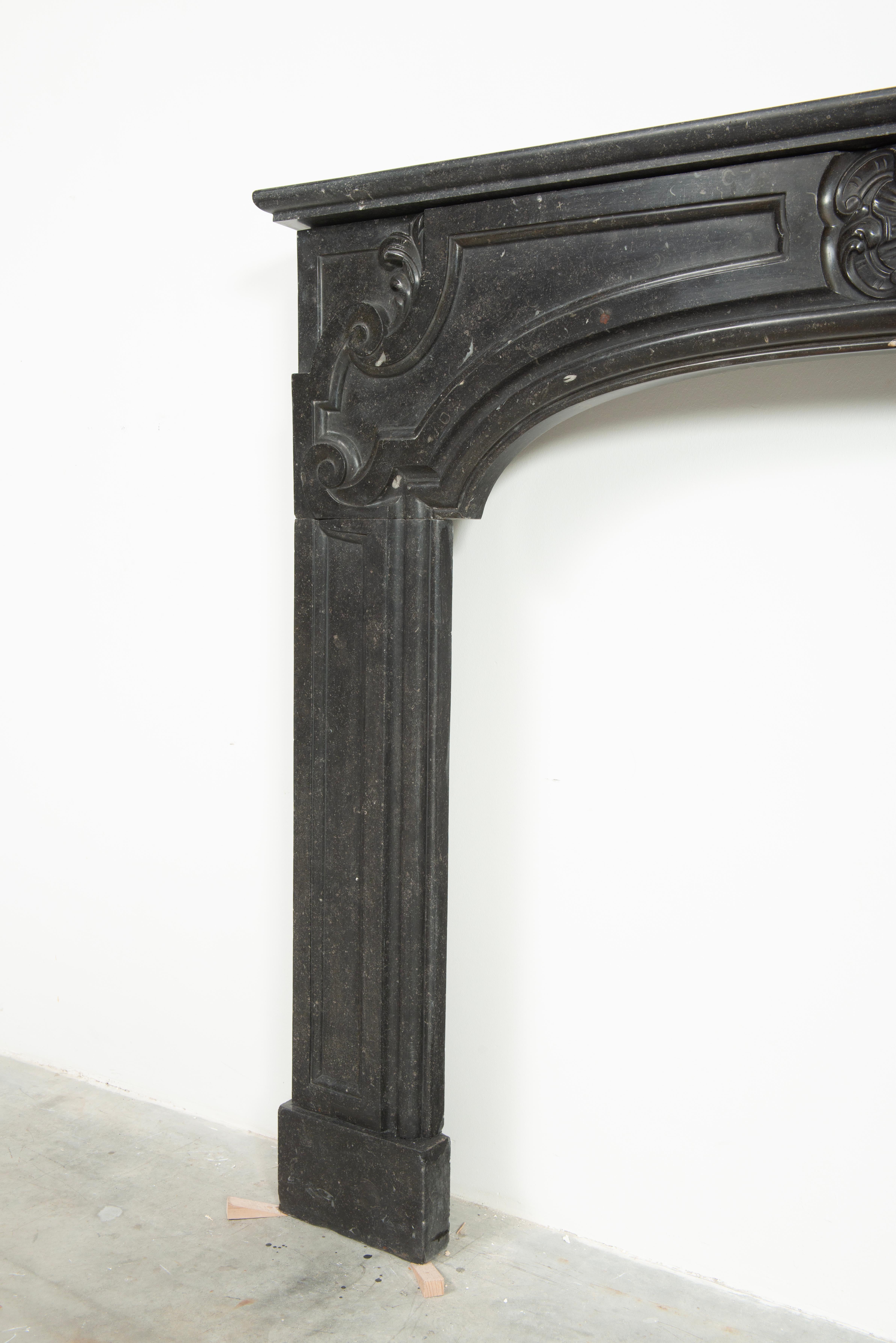 Antique Dutch Louis XIV Fireplace Mantel For Sale 7