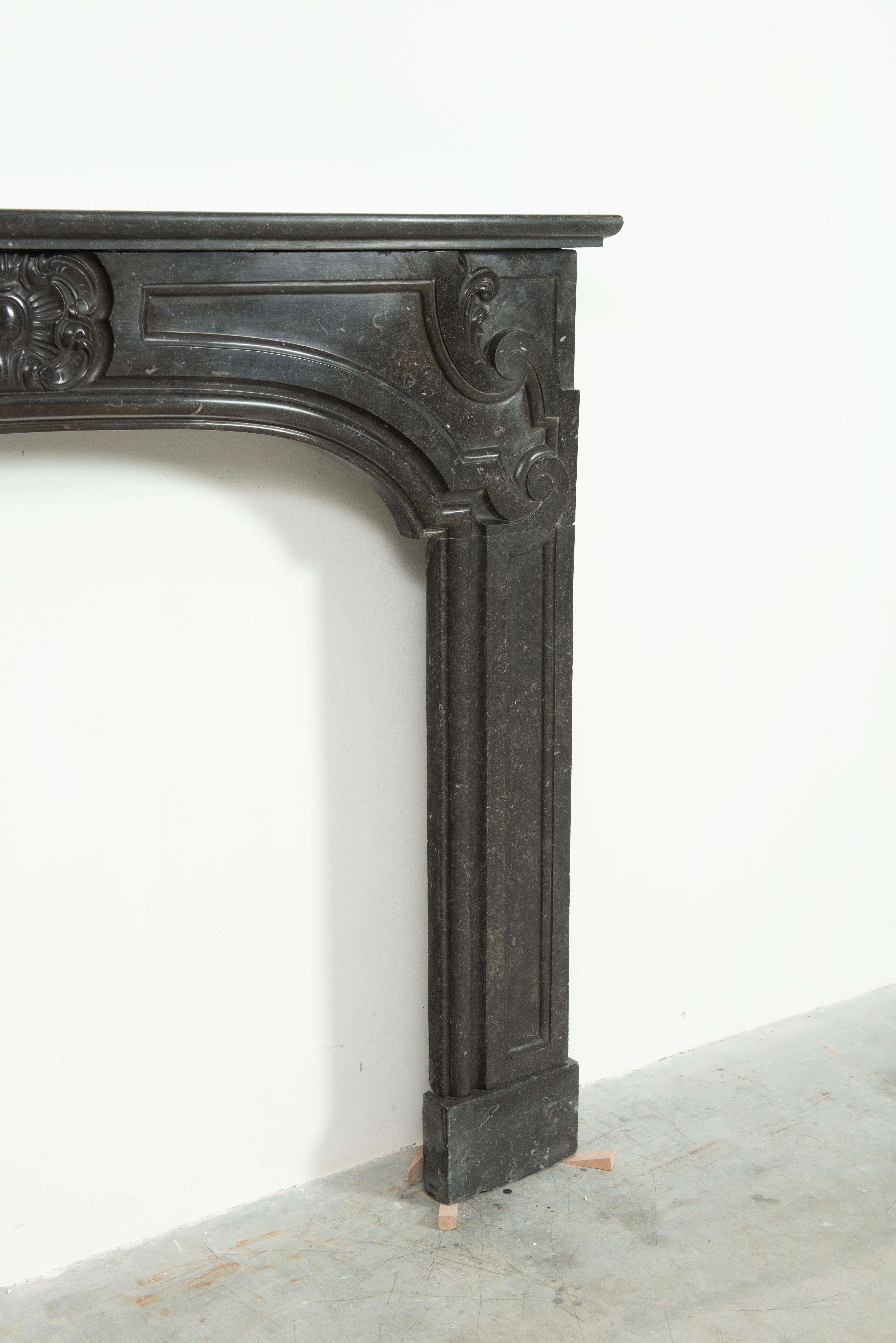 Antique Dutch Louis XIV Fireplace Mantel For Sale 8