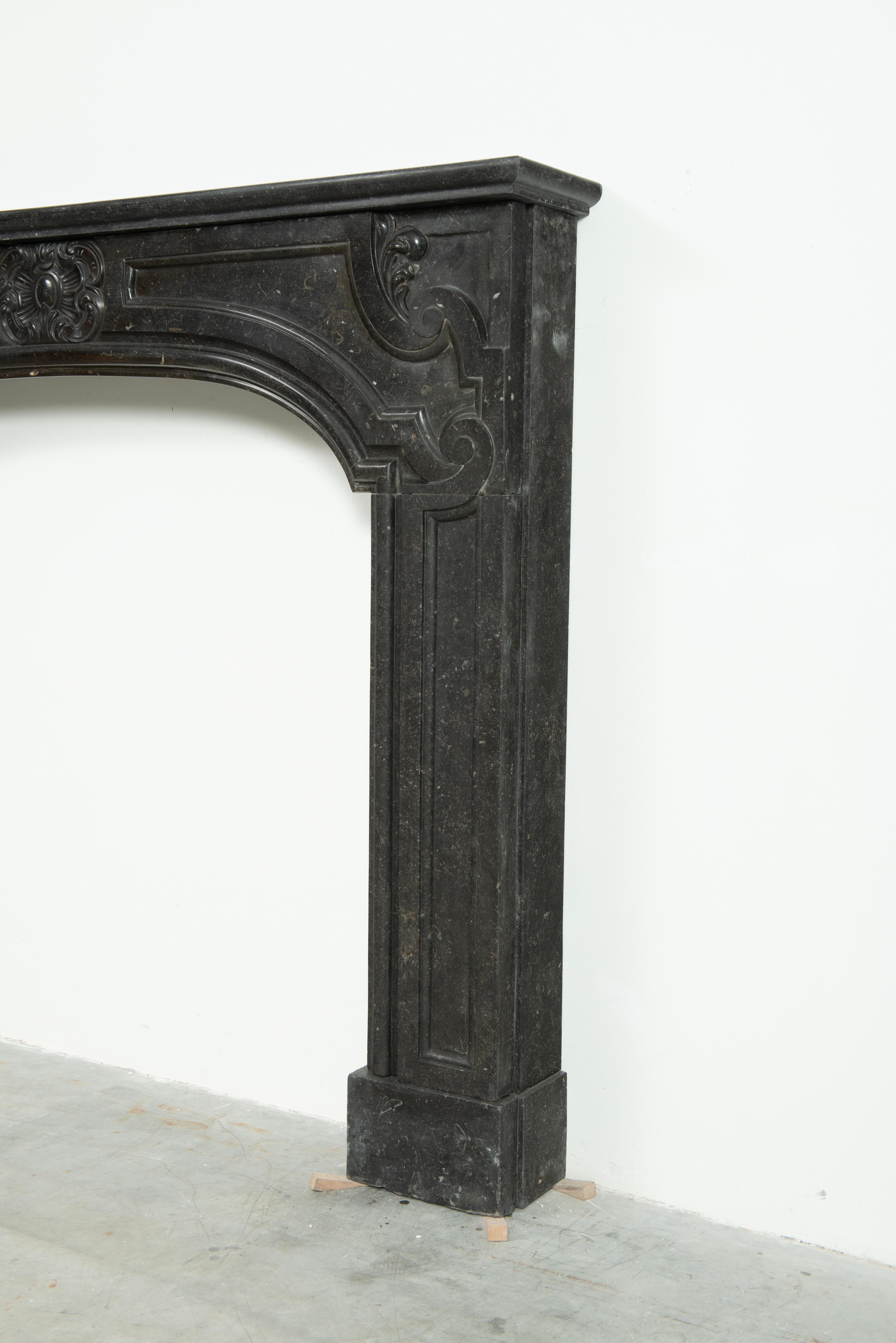 Antique Dutch Louis XIV Fireplace Mantel For Sale 11
