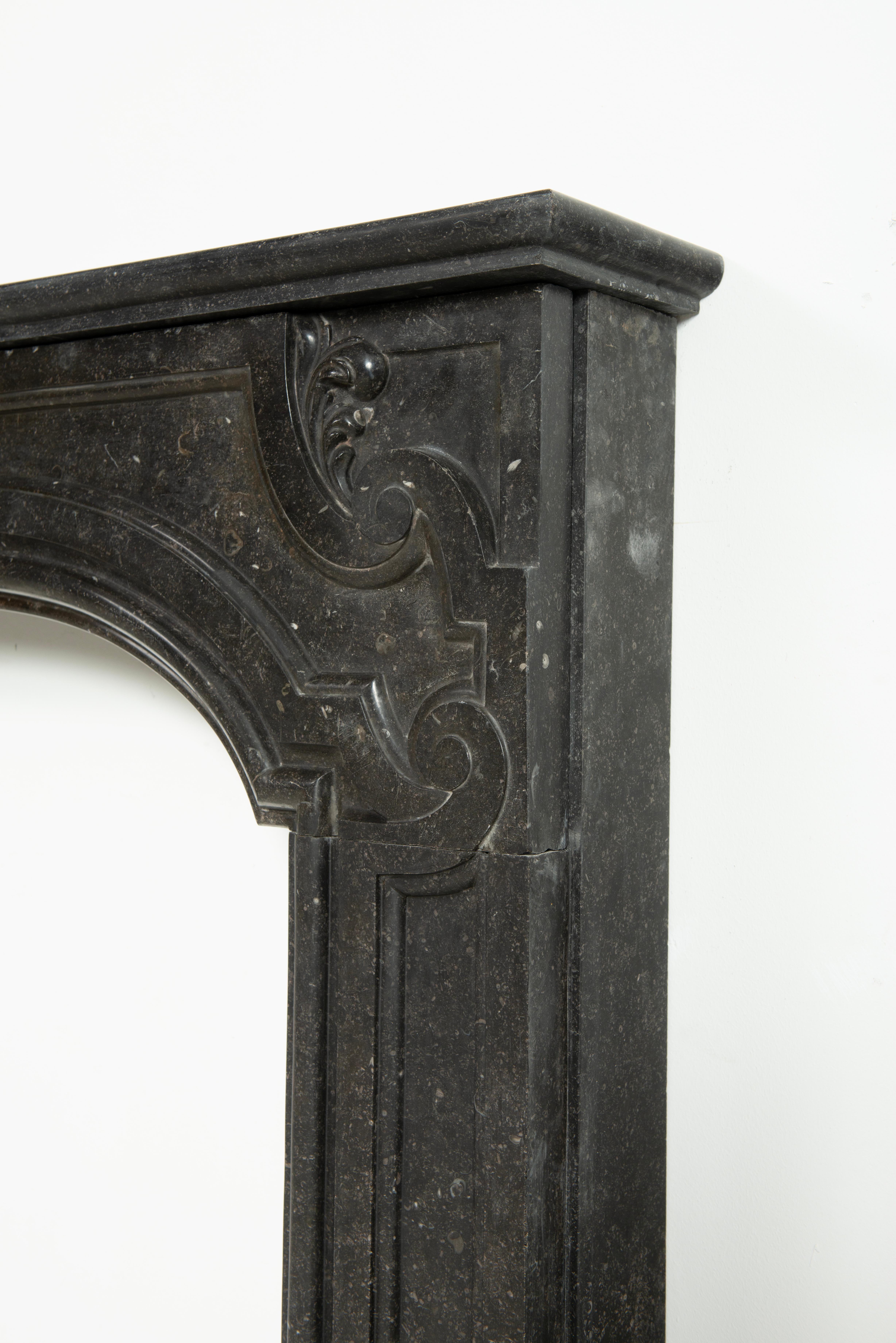 Antique Dutch Louis XIV Fireplace Mantel For Sale 12
