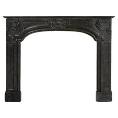 Antique Dutch Louis XIV Fireplace Mantel