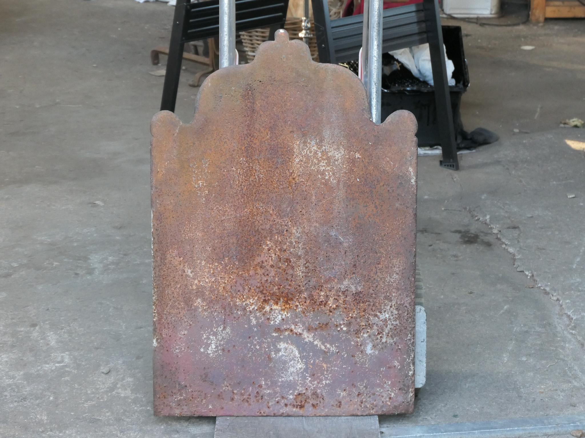 Antique Dutch Louis XIV 'Shepherdess' Fireback / Backsplash For Sale 8