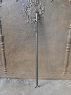 Antique Dutch Louis XV Period Blow Poker, 18th Century