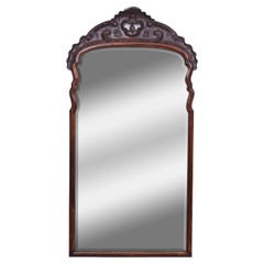 Antique Dutch Mahogany Mantel Mirror