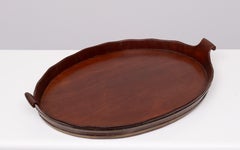 Antique Dutch Mahogany serving tray 1880s