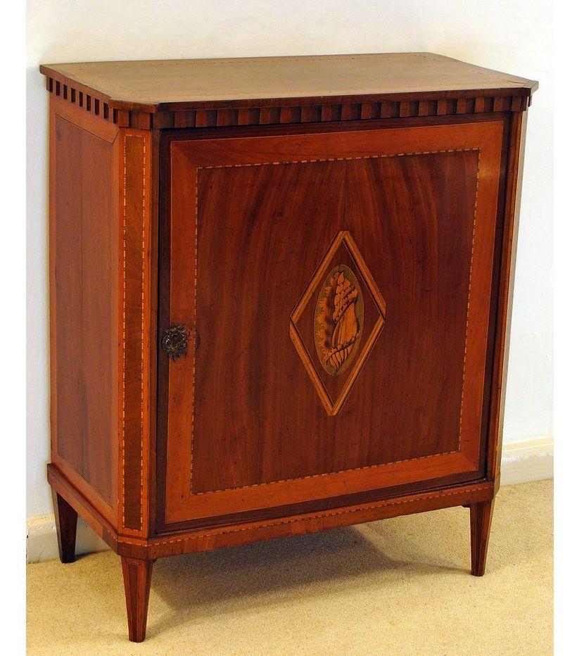 Late 18th Century Antique Dutch mahogany Side Cabinet