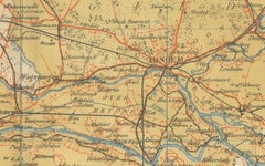 Antique Dutch Map of Gelderland – Sleeswijk Provincial Atlas, 1914