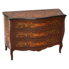 Antique Dutch Marquetry Commode / Chest of Drawers