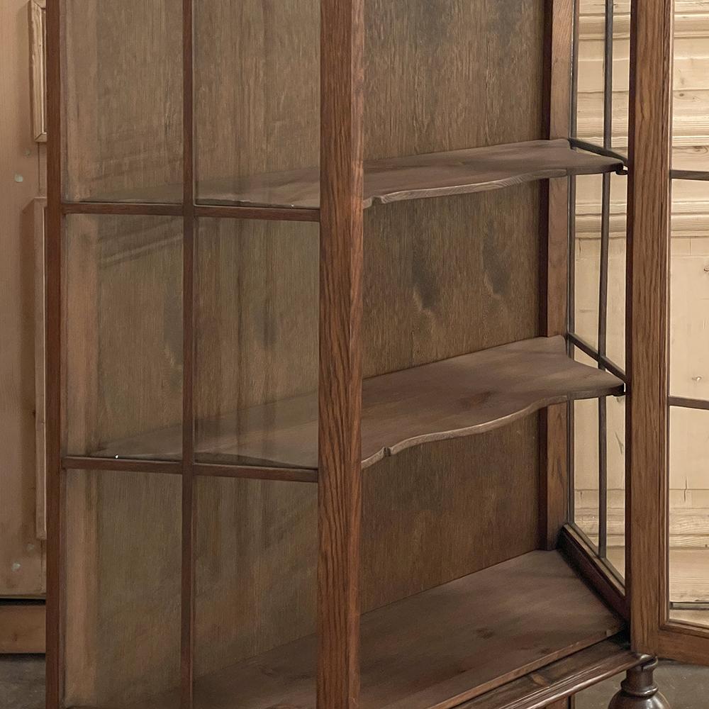 XIXe siècle Petite vitrine néoclassique hollandaise ancienne ~ Curio Cabinet en vente