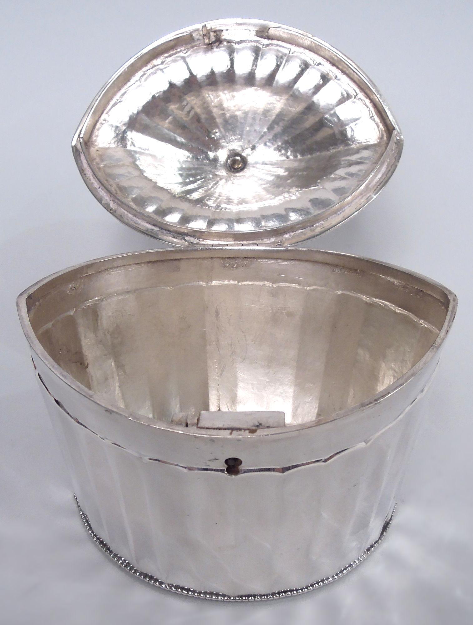 Antike holländische neoklassische Silber-Teekanne, 1805 (Neoklassisch) im Angebot