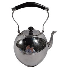 Antique Dutch Neoclassical Silver Teapot