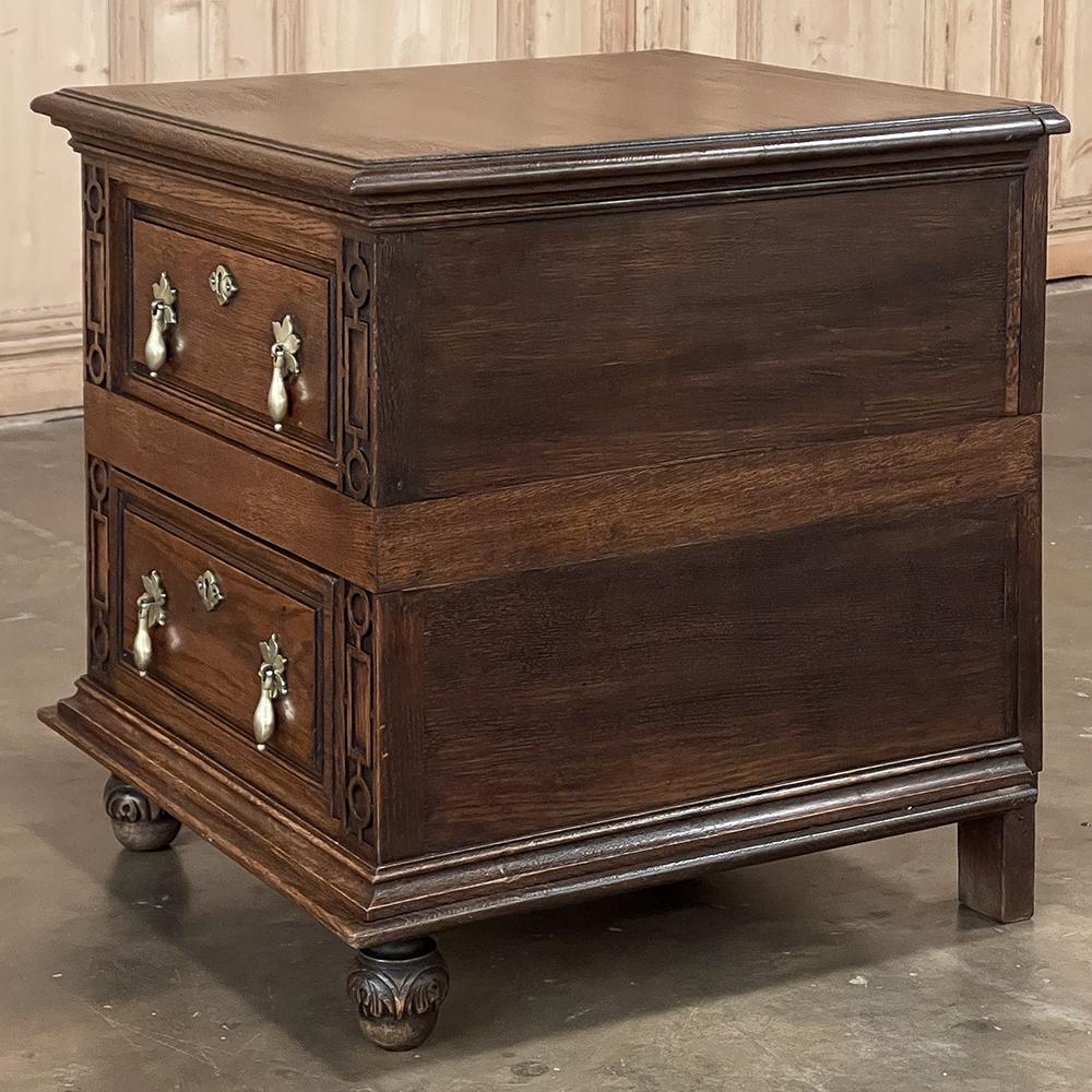 20th Century Antique Dutch Nightstand ~ Chest of Drawers For Sale
