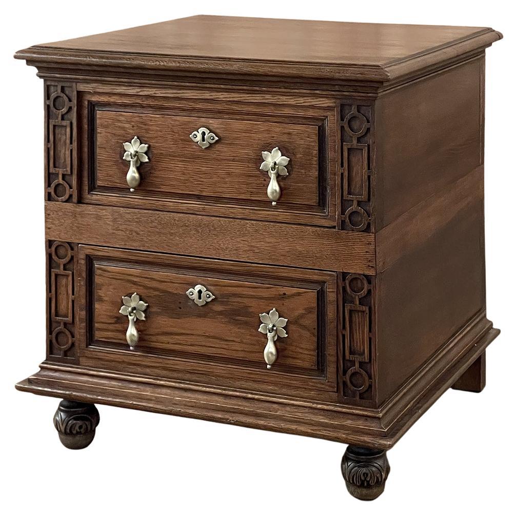 Antique Dutch Nightstand ~ Chest of Drawers For Sale