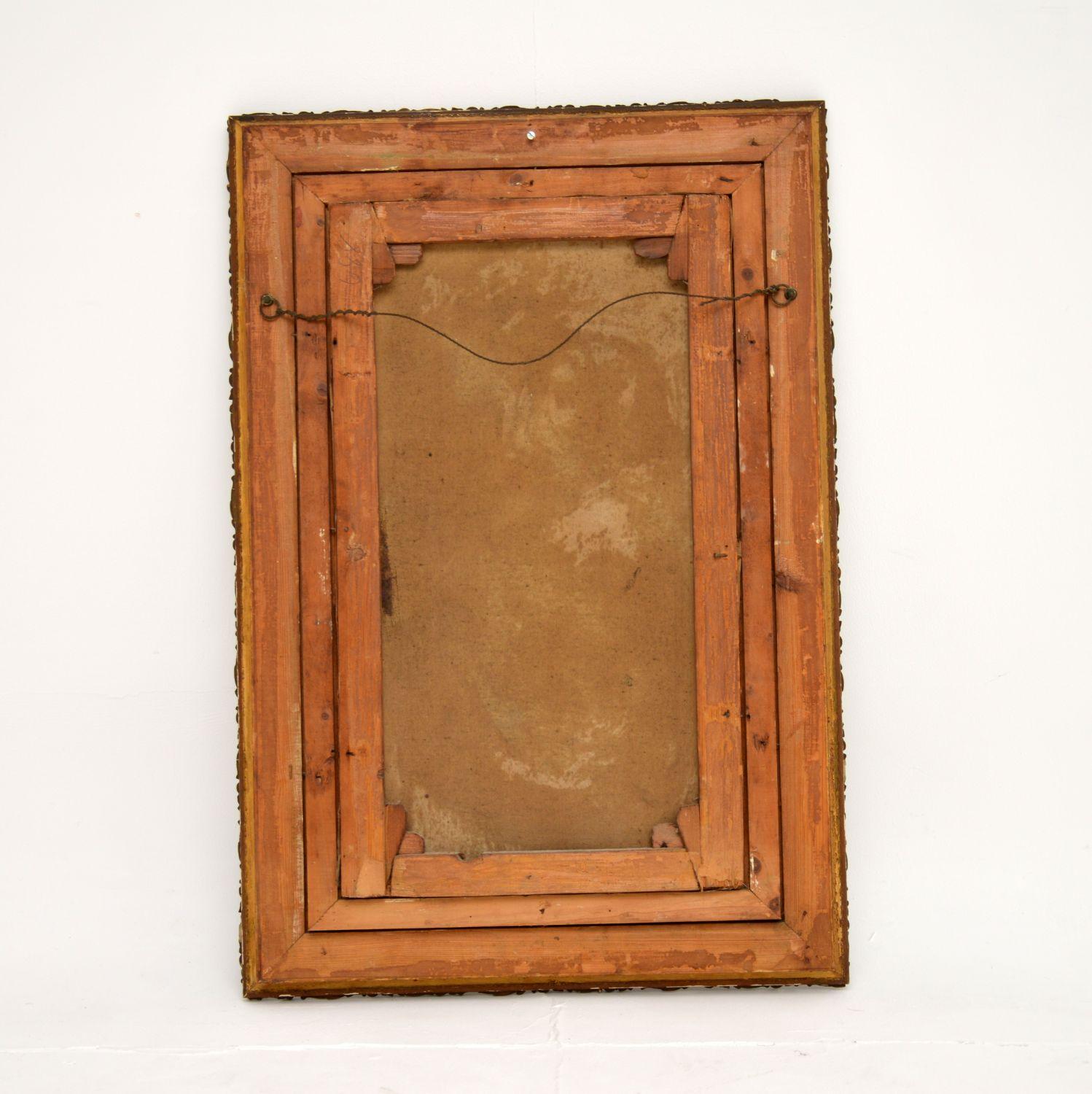 Antique Dutch Oil Painting in a Giltwood Frame For Sale 4