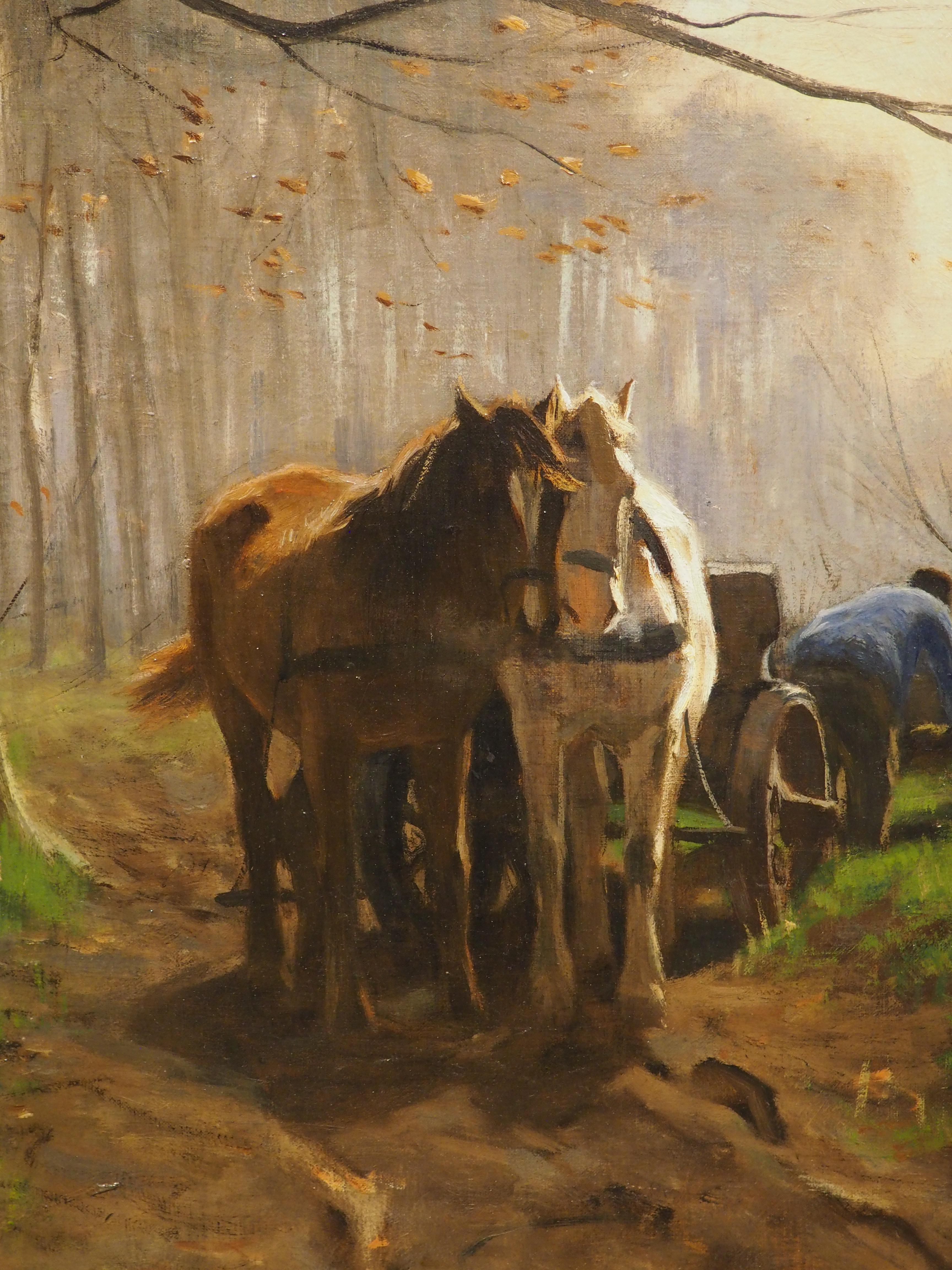 Peinture à l'huile hollandaise ancienne, 