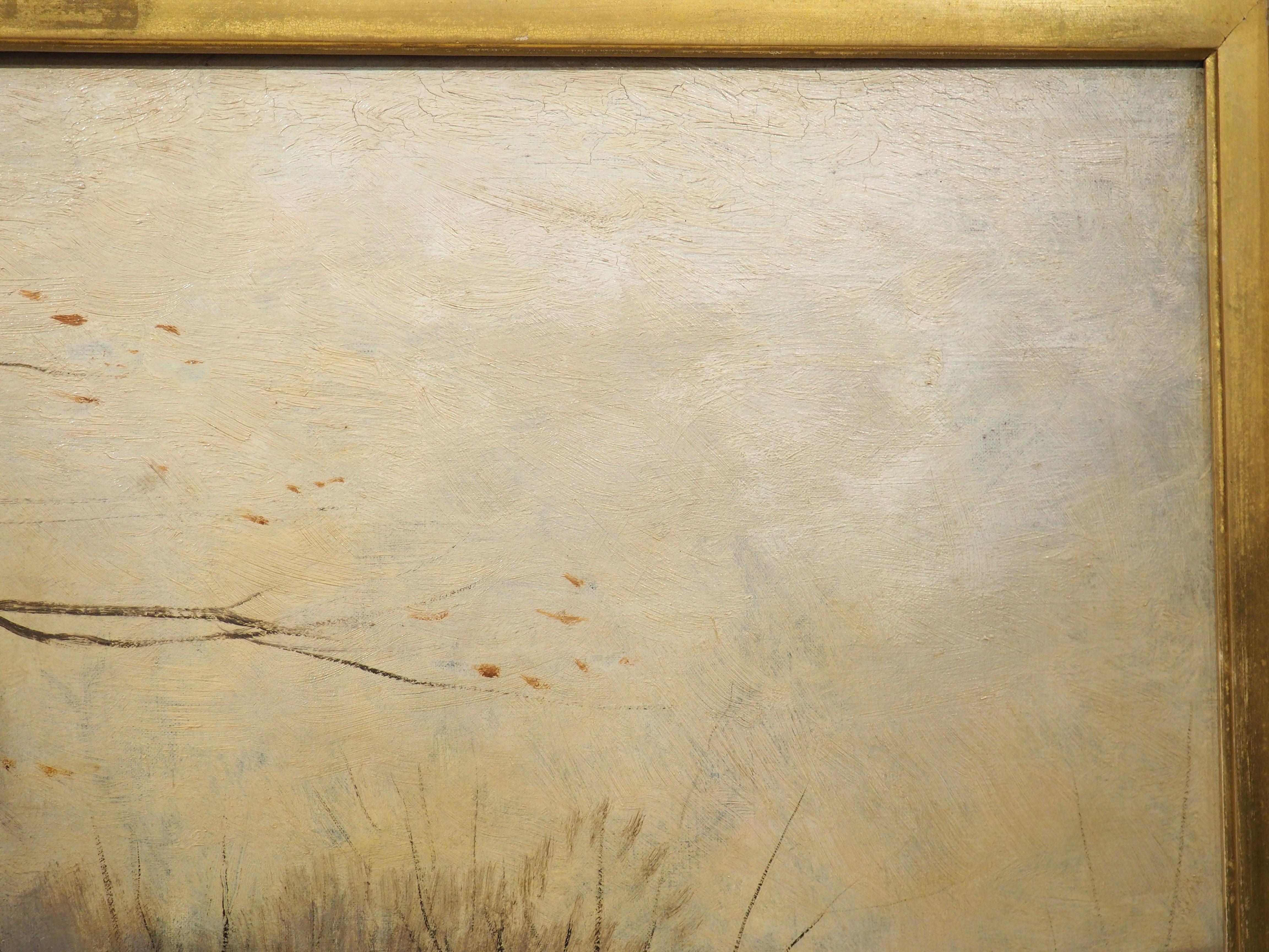 Peinture à l'huile hollandaise ancienne, 