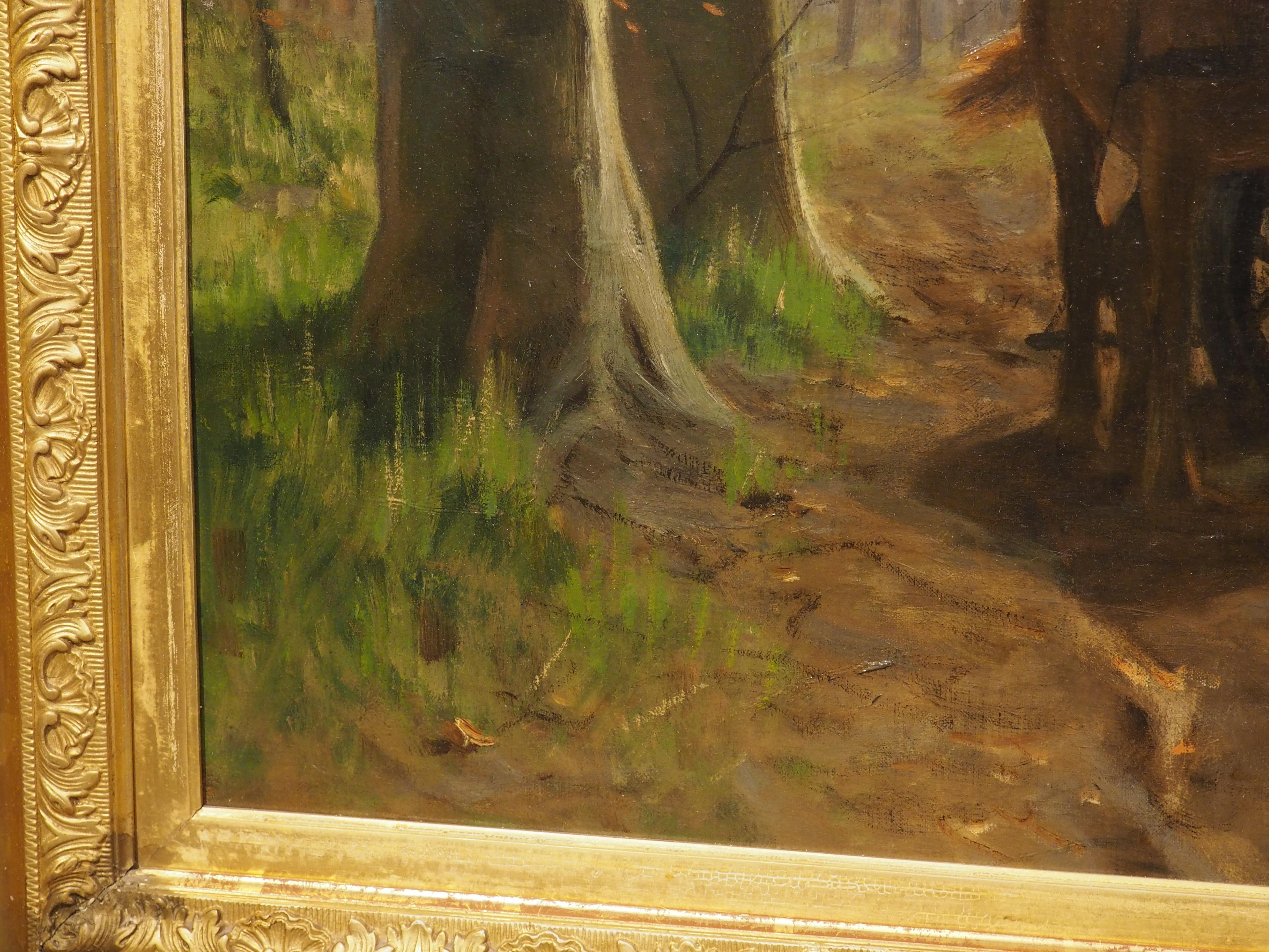 Peinture à l'huile hollandaise ancienne, 