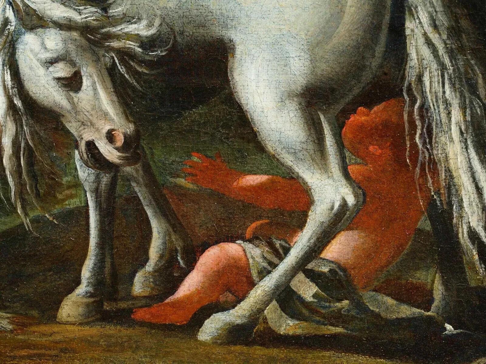 Pintura al óleo antigua holandesa Old Masters Manner Europeo en venta