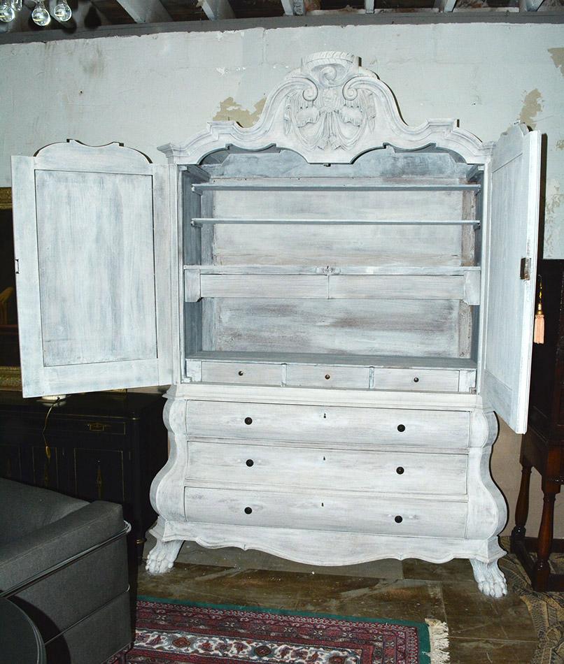 antique linen closet