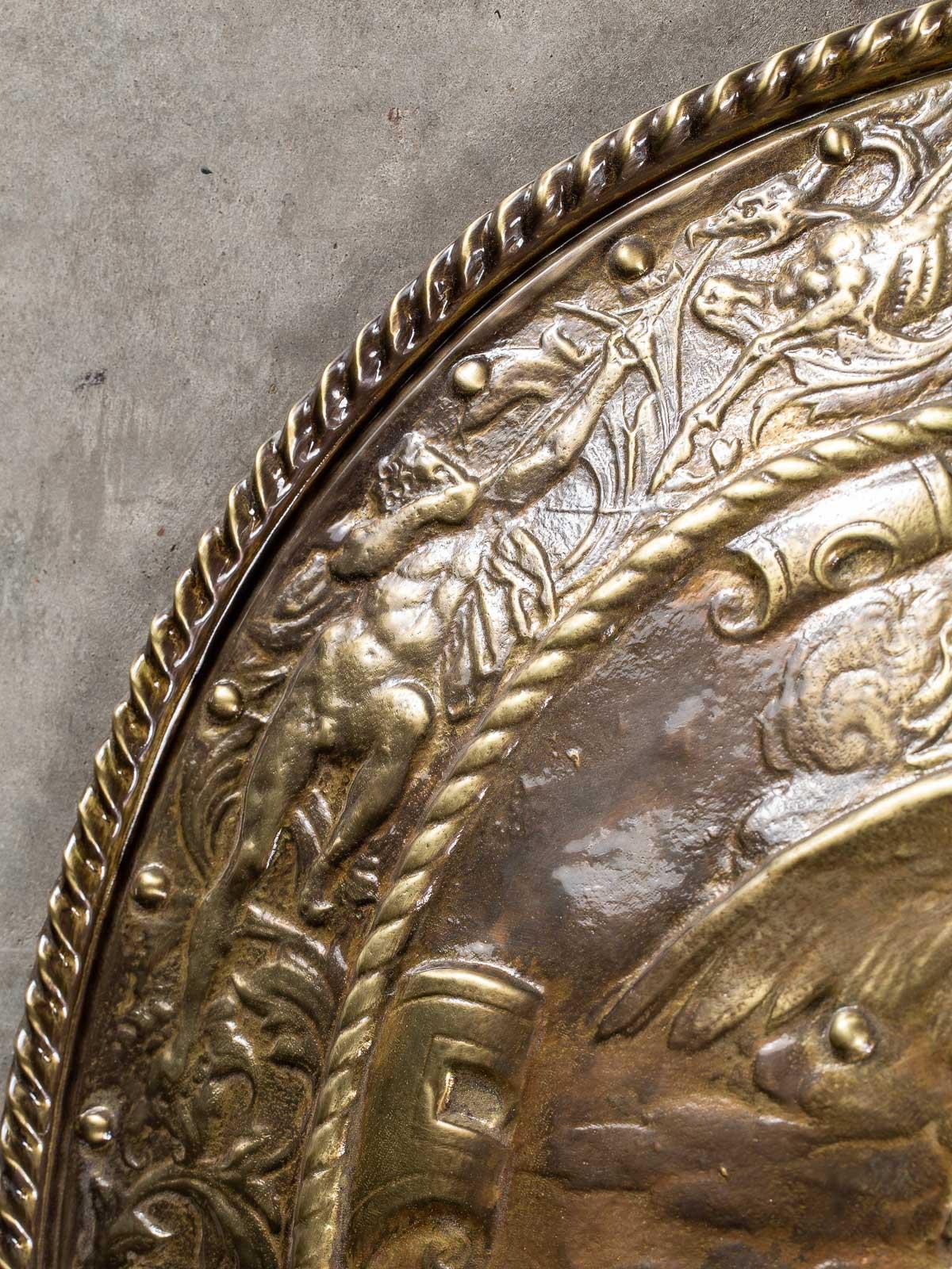Antique Dutch Parade Armor Shield Baroque, circa 1885 For Sale 5