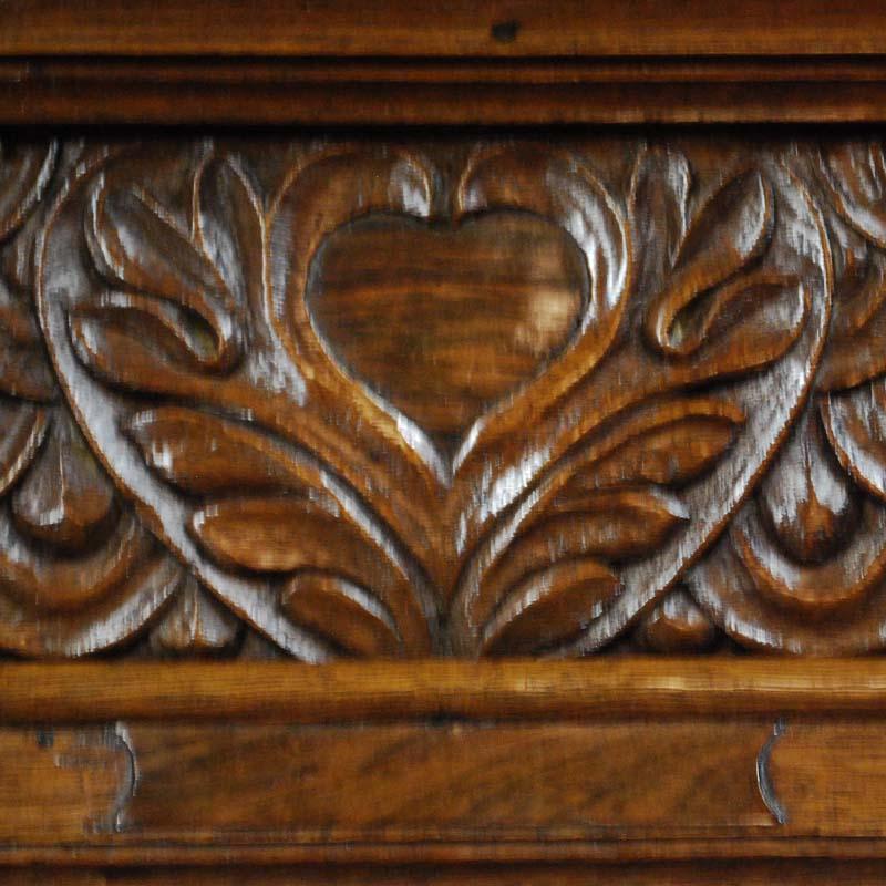 Antique Dutch Renaissance Oak  Cabinet For Sale 5
