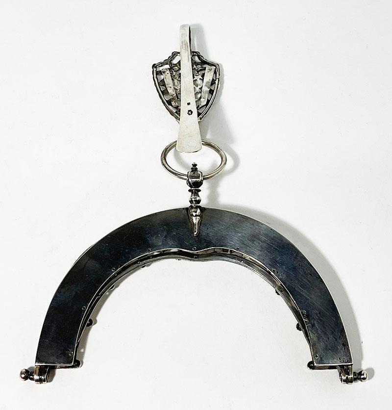 Antique Dutch Silver bracket by Gelderen, Pieter van Ameide, Schoonhoven, 1839 In Good Condition For Sale In Delft, NL