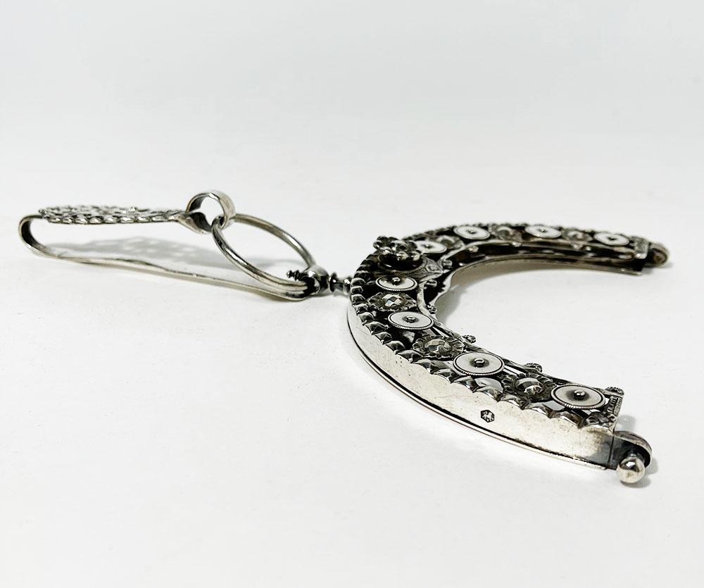 19th Century Antique Dutch Silver bracket by Gelderen, Pieter van Ameide, Schoonhoven, 1839 For Sale