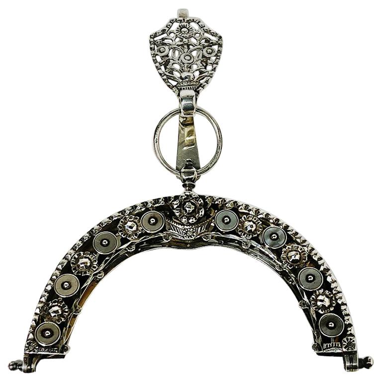 Antiguo soporte holandés de plata de Gelderen, Pieter van Ameide, Schoonhoven, 1839