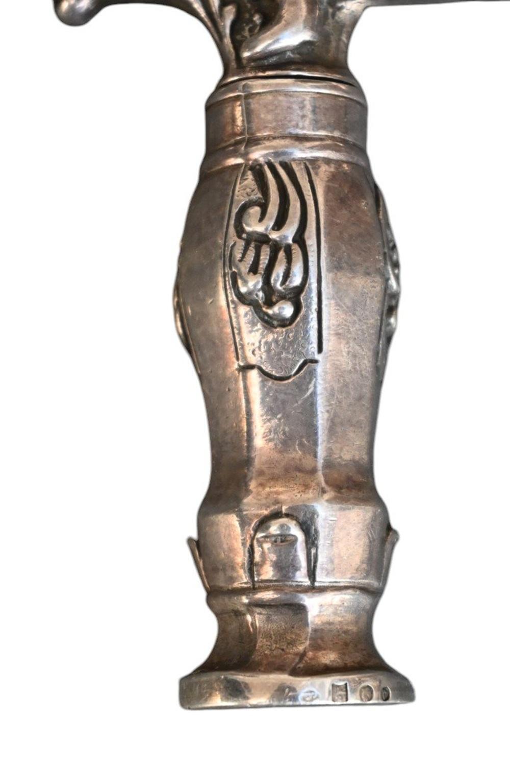 Tire-bouchon ancien en argent hollandais Bon état - En vente à Bilzen, BE