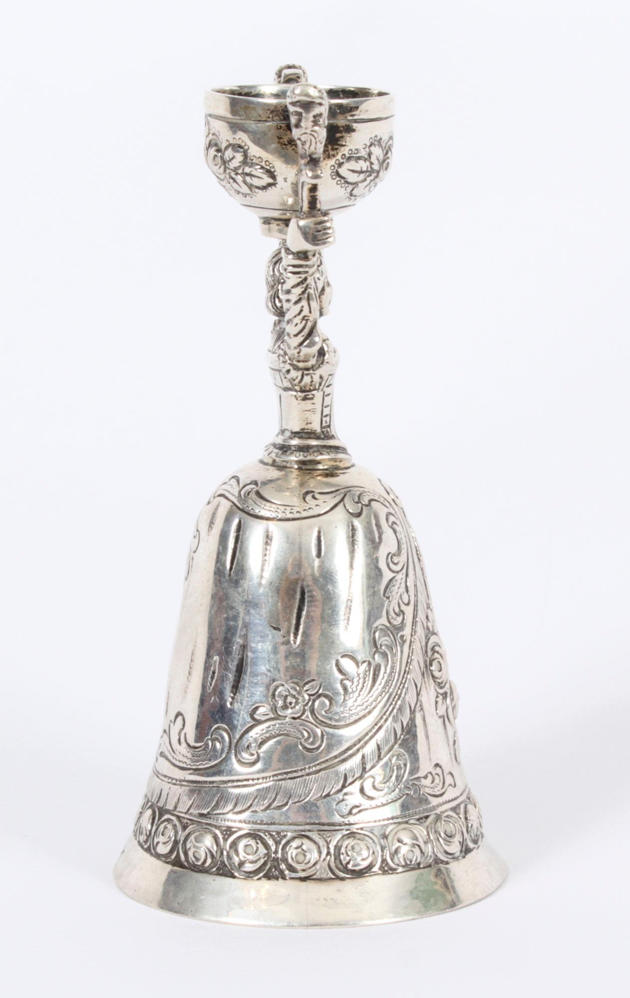 Antique Dutch Silver Marriage Cup 19th Century For Sale 3