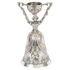 Antique Dutch Silver Marriage Cup 19th Century