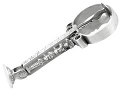 Antique Dutch Silver Pipe Tamper Tool / Tongue Scraper