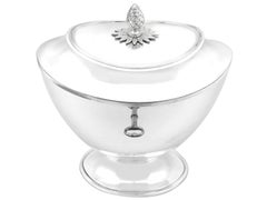Antique Dutch Silver Tea Caddy