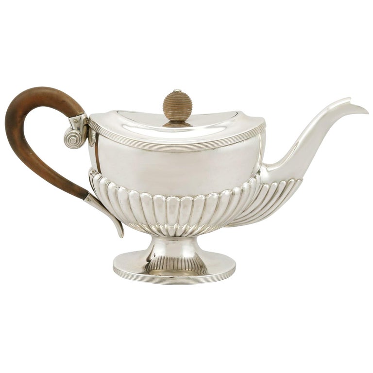 Antique Dutch Silver Teapot For Sale at 1stdibs
