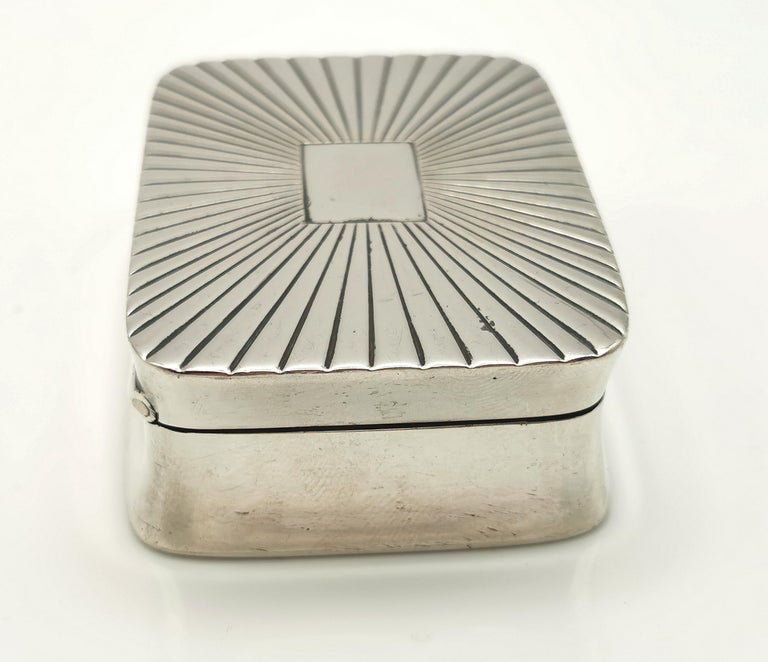 dutch silver tobacco box Antique Dutch silver tobacco box, snuff box, 19th century at 1stDibs
