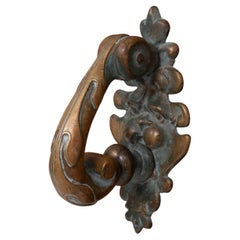 Antique Dutch solid Bronze Door Knocker