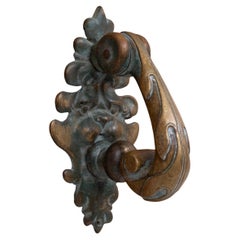 Antique Dutch solid Bronze Door Knocker