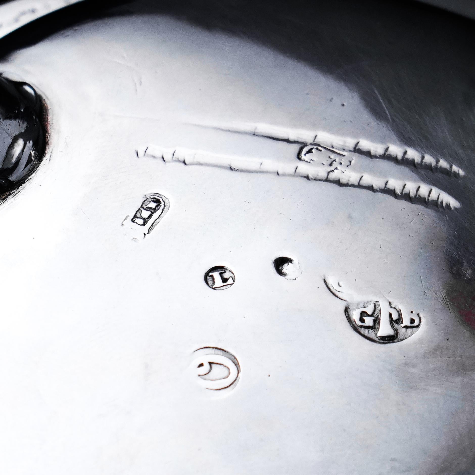 Antico accendino/braciere olandese in argento massiccio - Amsterdam 18° sec. in vendita 5